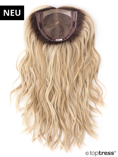 Topper Lindsey Monotop Thermosilk blond mit dunklerem Ansatz