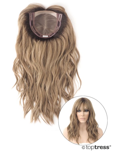 Topper Nanette Monotop Thermosilk aschblond mit dunklerem Ansatz