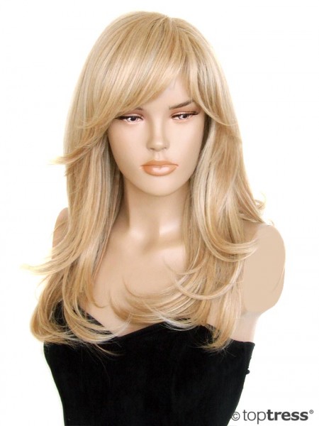 Perücke Jamie Thermosilk blond gesträhnt