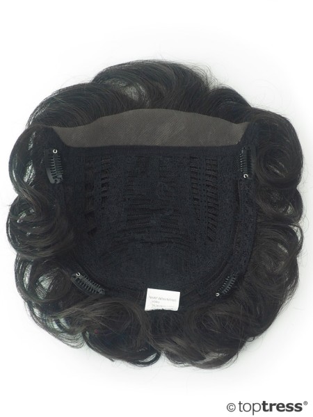 Topper Doris dunkelbraun, Thermosilk, Lace Front