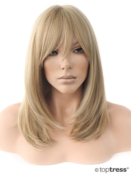 Perücke Lina Thernosilk blond leicht gesträhnt