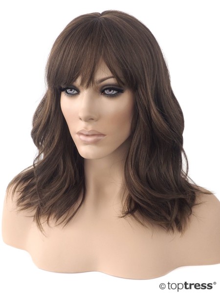 Perücke Elsa Thermosilk mittelbraun
