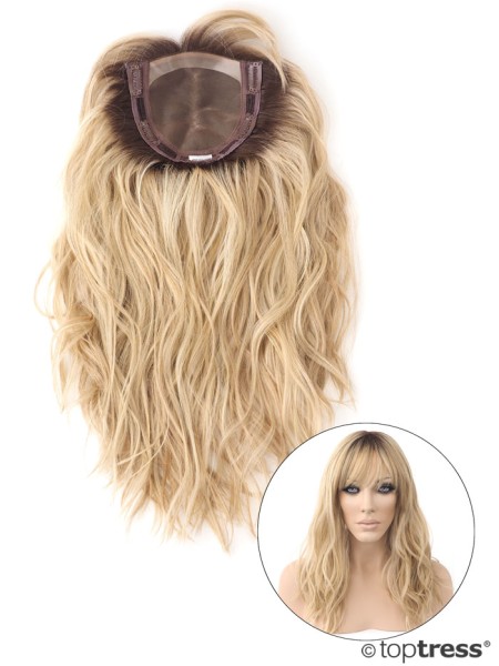 Topper Nanette Monotop Thermosilk blond mit dunklerem Ansatz