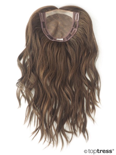 Topper Lindsey Monotop Thermosilk mittelbraun