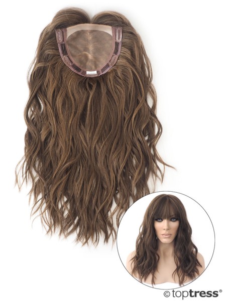 Topper Nanette Monotop Thermosilk mittelbraun