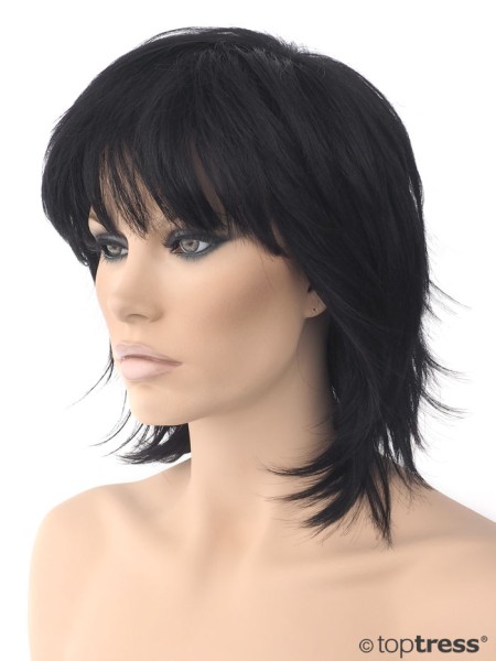 Perücke Elena Thermosilk schwarz