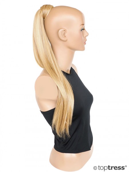 Haarteil Ponytail Wrap Honey blond gesträhnt