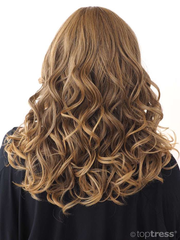 Damperücke Rock Chick – Blond, Schulterlang, Voluminöses Top, Mit Ausgedünnten Spitzen