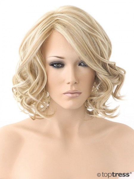 Perücke Liliane Thermosilk Tousled Bob blond mit Highlights