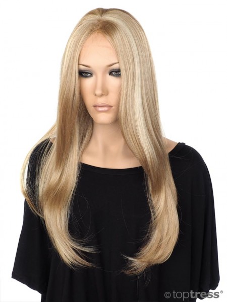 Perücke Divine Lace blond mit Highlights