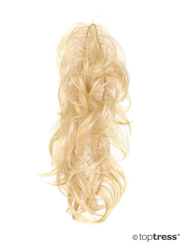 Echthaar Topper Mit Mini-Pony Zum Anklipsen - Für Mehr Volumen, 5x8 Cm, Handgebunden