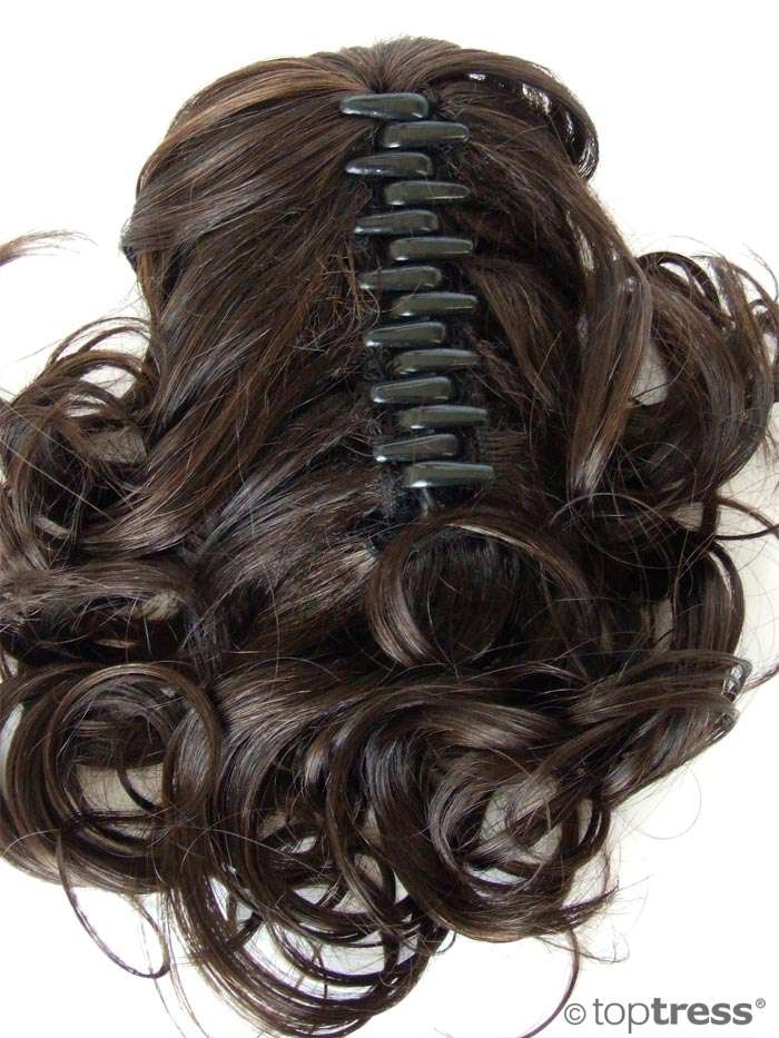 Haarteil Gewellt 56 Cm – Hellbraun, Mit Clips, Für Mehr Volumen & Natürlichen Look