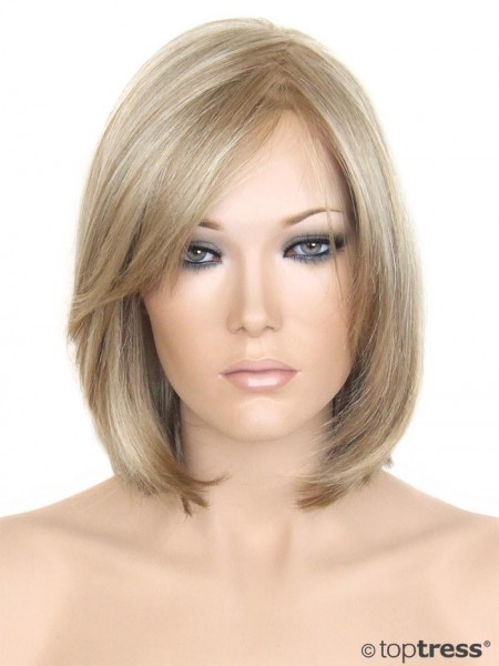 Perücke Lydia Monotop blond gesträhnt
