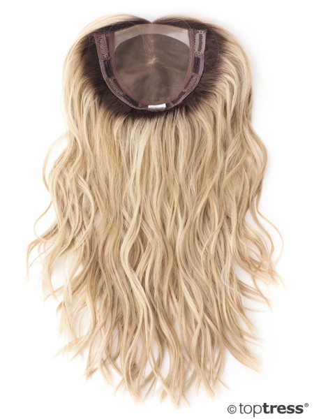 Topper Lindsey Monotop Thermosilk blond mit dunklerem Ansatz