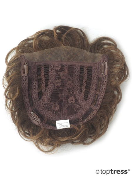 Topper Doris mittelbraun, Thermosilk, Lace Front