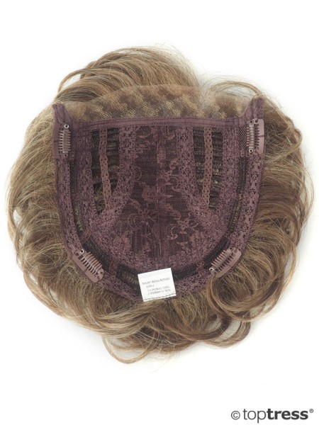 Topper Doris hellbraun/dunkelblond gesträhnt, Thermosilk, Lace Front