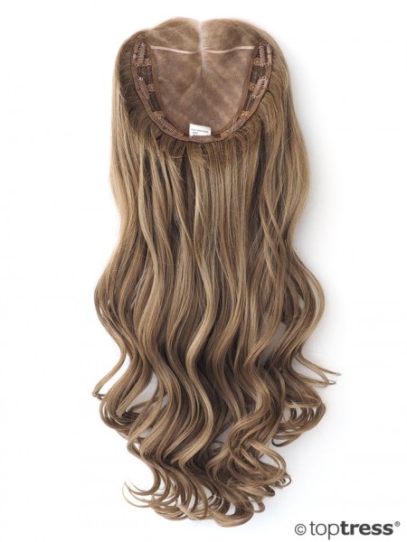 Topper Maud Thermosilk Monotop Lace aschblond mit Highlights