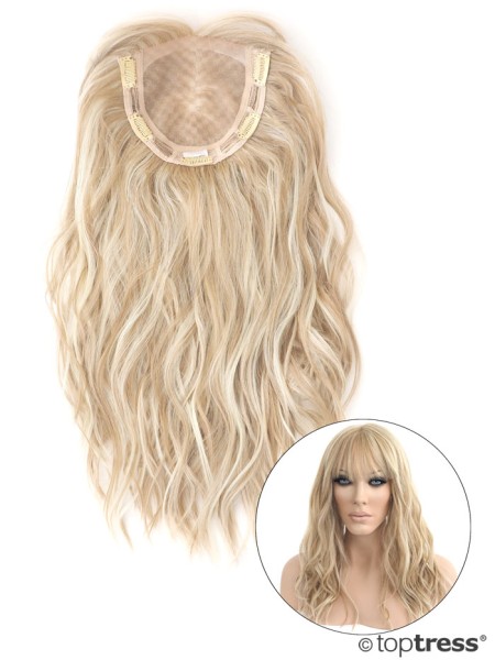Topper Nanette Monotop Thermosilk blond mit leichten Highlights