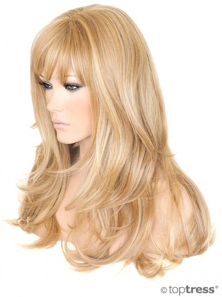 Perücke Brigitte Thermosilk blond gesträhnt