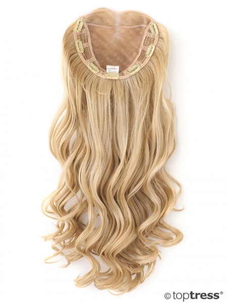 Topper Maud Thermosilk Monotop Lace blond mit Highlights