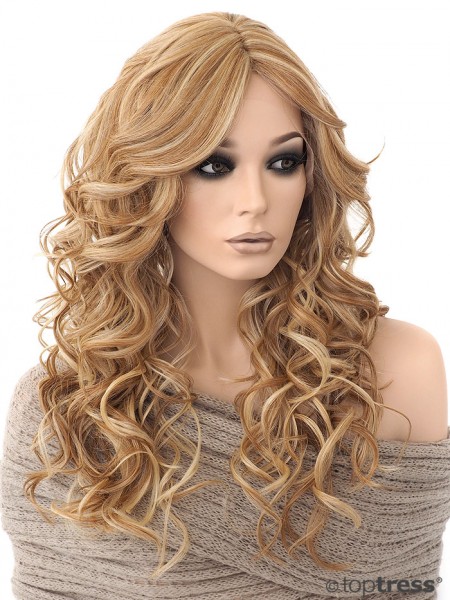 Perücke Carmen Lace Thermosilk blond mit Highlights