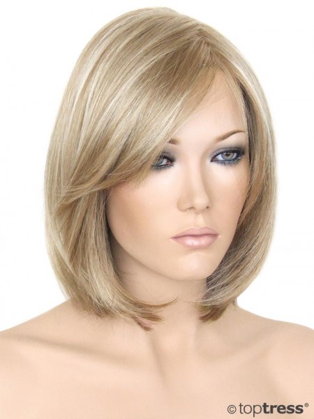 Perücke Lydia Monotop blond gesträhnt