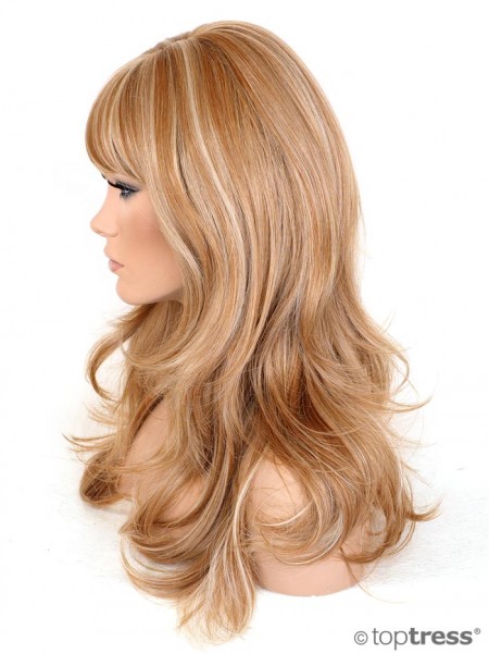 Perücke Brigitte Thermosilk rotblond gesträhnt